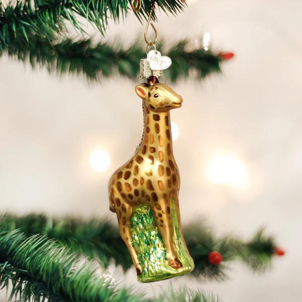 Ornament - Blown Glass - Baby Giraffe