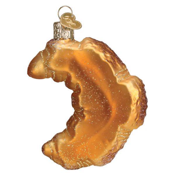 Ornament - Blown Glass - Croissant