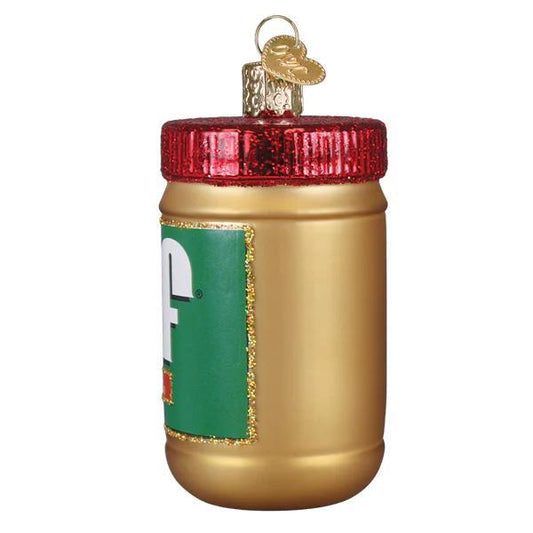 Ornament - Blown Glass - JIF Peanut Butter