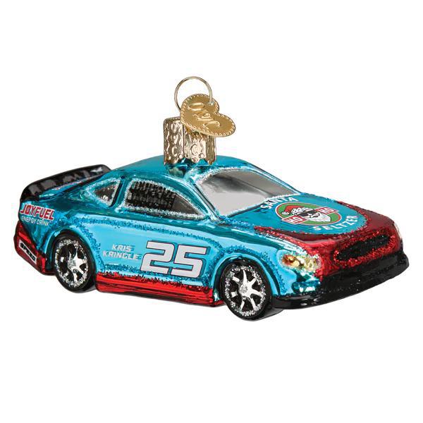 Ornament - Blown Glass - Racing Sports Car