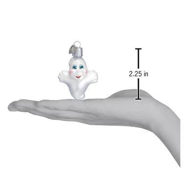 Ornament - Blown Glass - Miniature Ghost