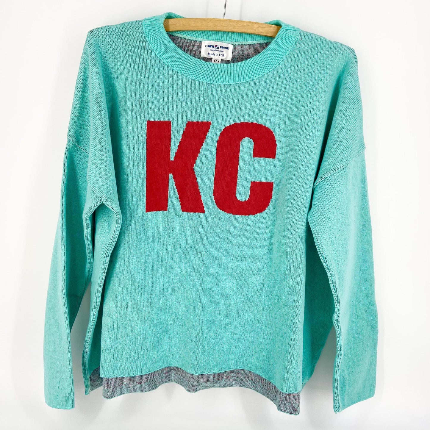 Sweater - KC/Star - Exclusive (Turq + Red)