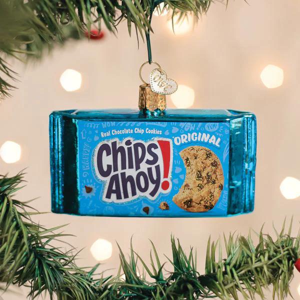 Ornament - Blown Glass - Chips Ahoy Cookies
