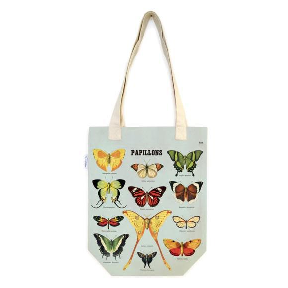 Tote - Printed Canvas - Butterflies
