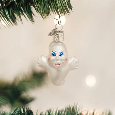 Ornament - Blown Glass - Miniature Ghost