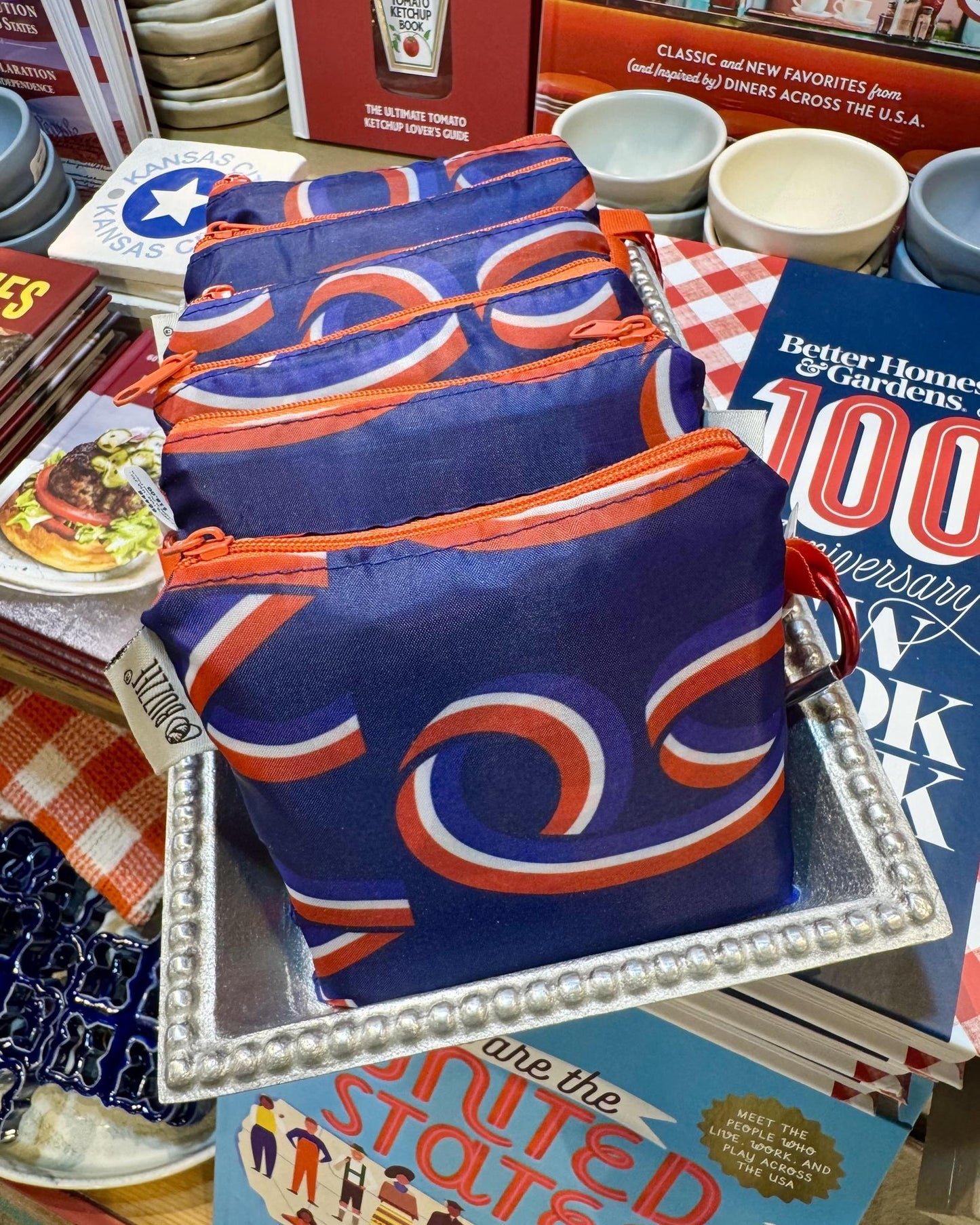 Shopping Tote - USA 250 - Reusable in Zipped Pouch