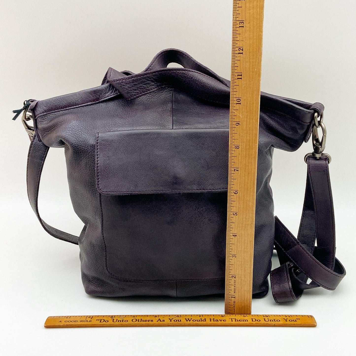 Handbag - Crossbody/Shoulder/Handled - Eggplant