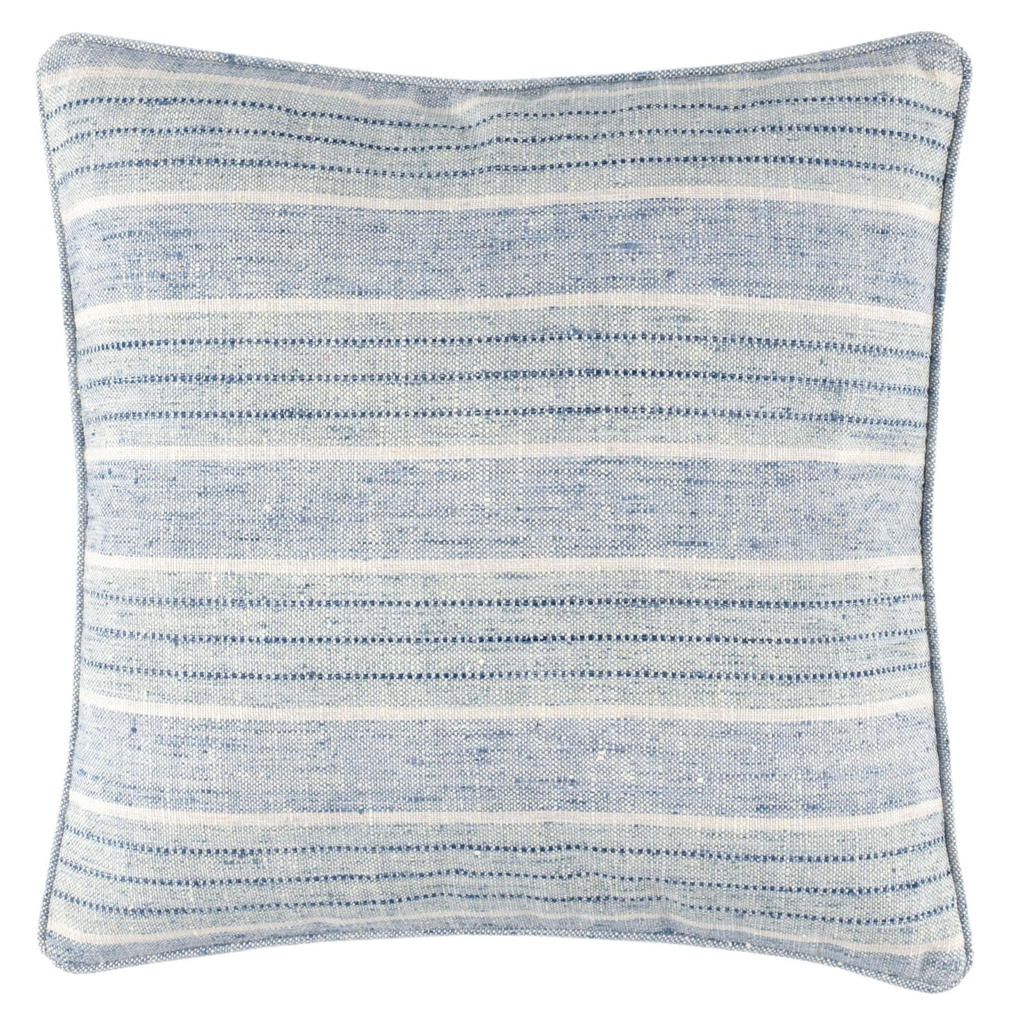 Pillow Cover - Indoor/Outdoor - 20" Square - Cliff Stripe Blue
