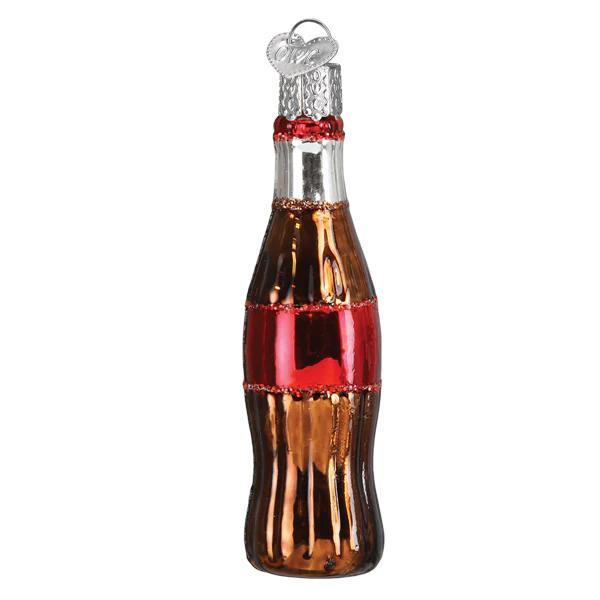 Ornament - Blown Glass - Mini Coca-Cola Bottle