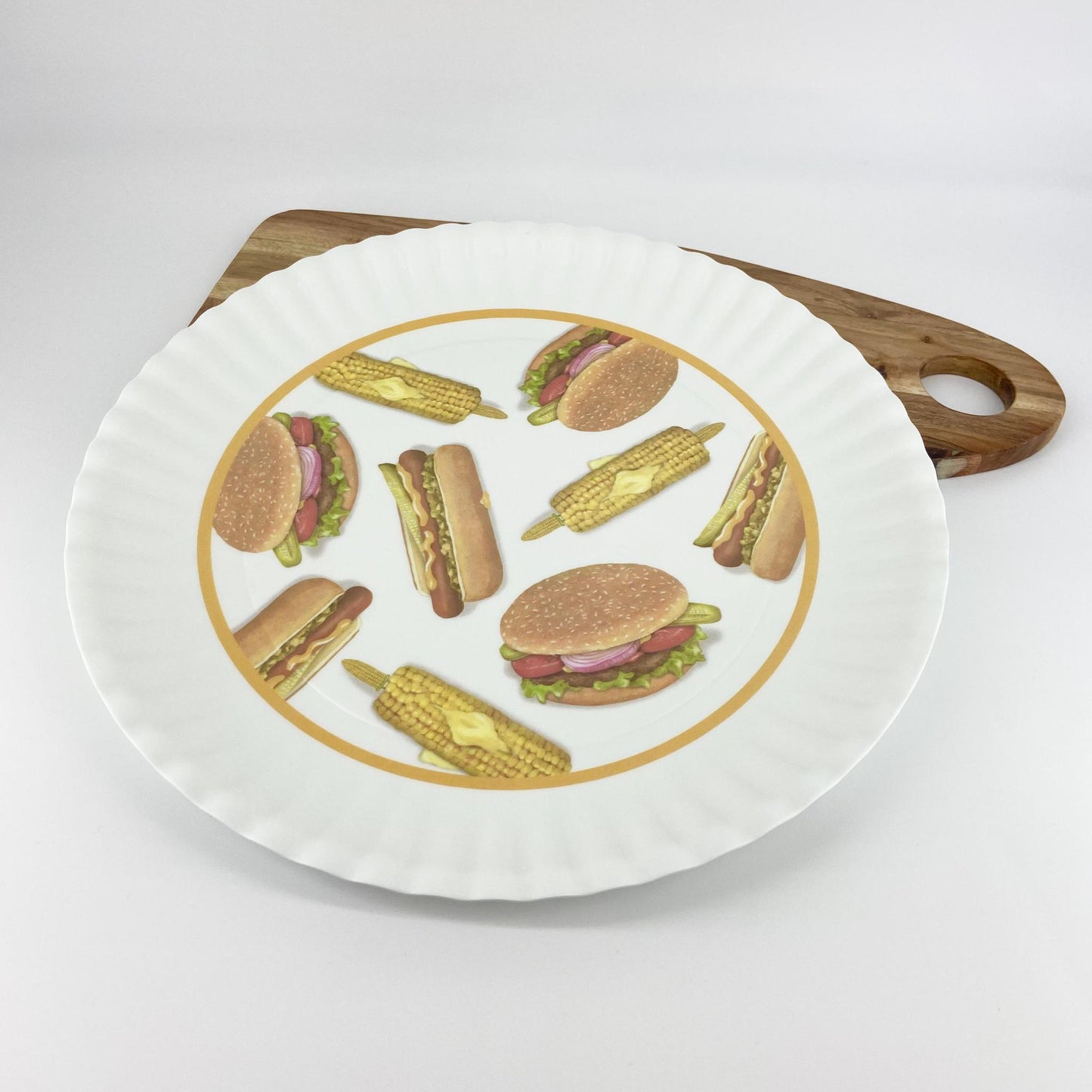 Platter - Picnic - Melamine "Paper Plate"
