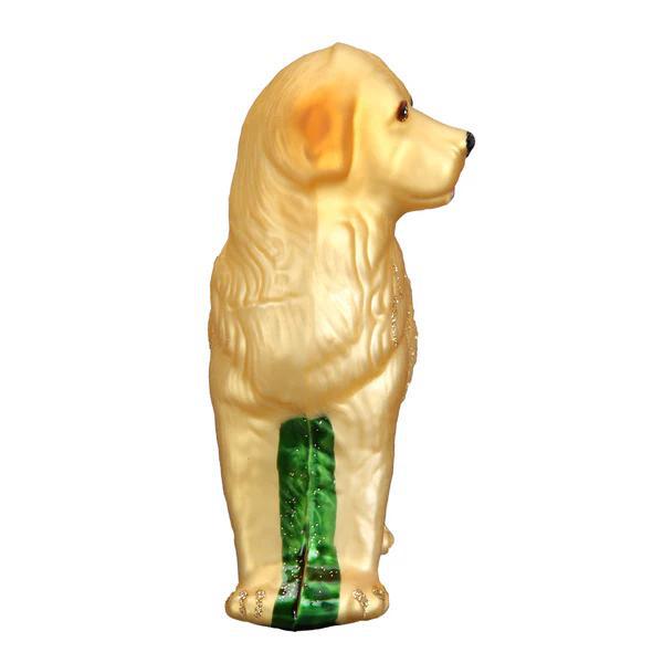 Ornament - Blown Glass - Golden Retriever