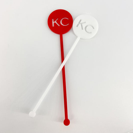Stirrer - Turquoise Acrylic Circle - KC