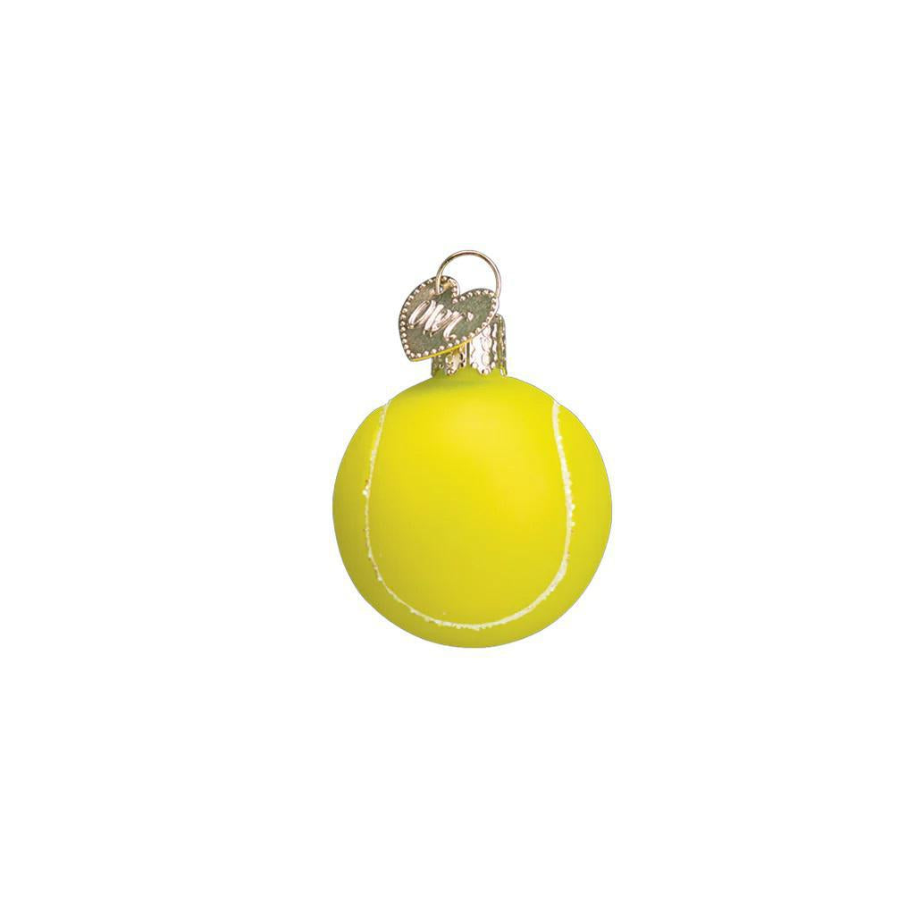 Ornament - Blown Glass - Mini Sport Ball - Tennis Ball