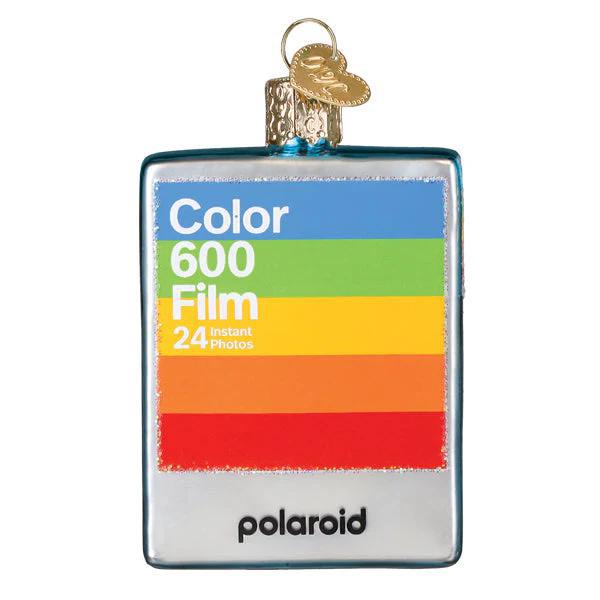 Ornament - Blown Glass - Polaroid Film Box