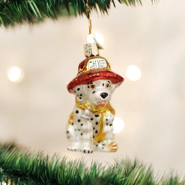 Ornament - Blown Glass - Dalmatian Pup