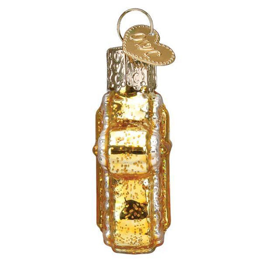 Ornament - Blown Glass - Mini Cross