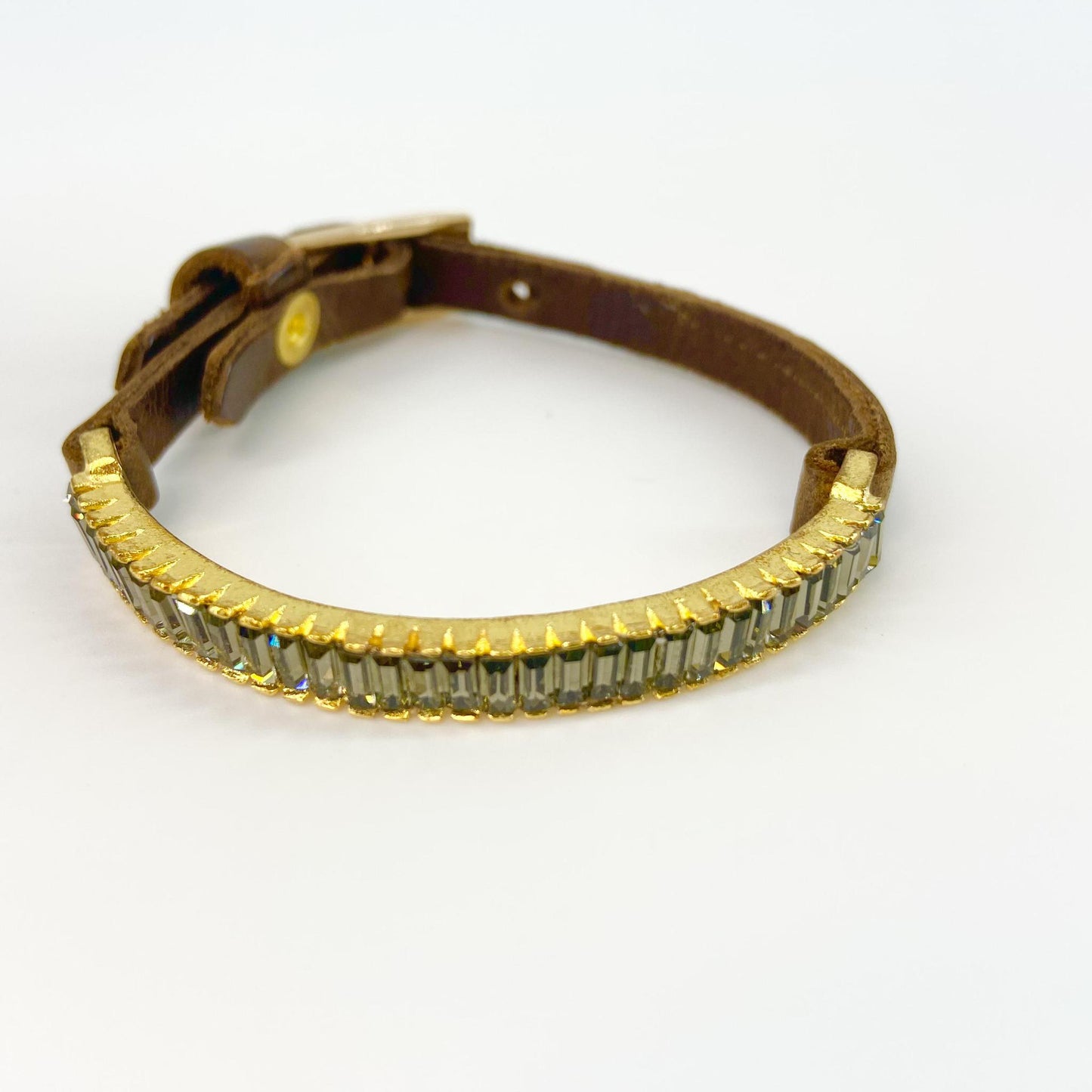 Bracelet - Channel Set Crystal in Gold (Video)