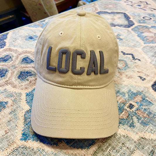 Ballcap - LOCAL - Grey on Sandstone