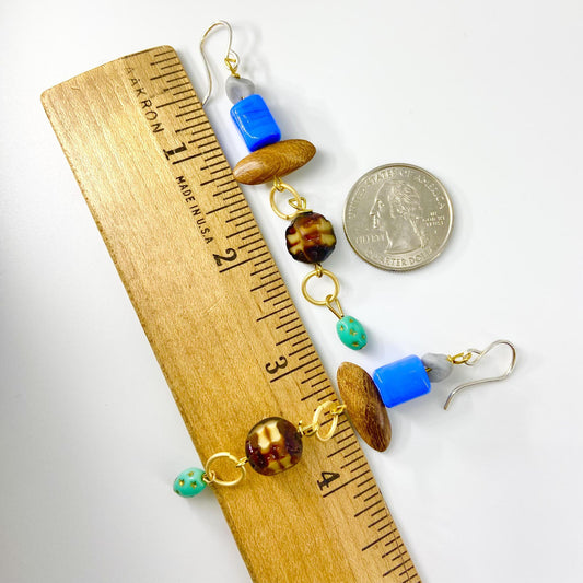 Earrings - Beaded Originals - Periwinkle Glass