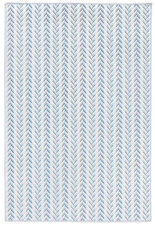 Rug - Machine Washable - Lowell Blue