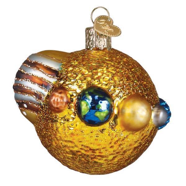 Ornament - Blown Glass - Solar System