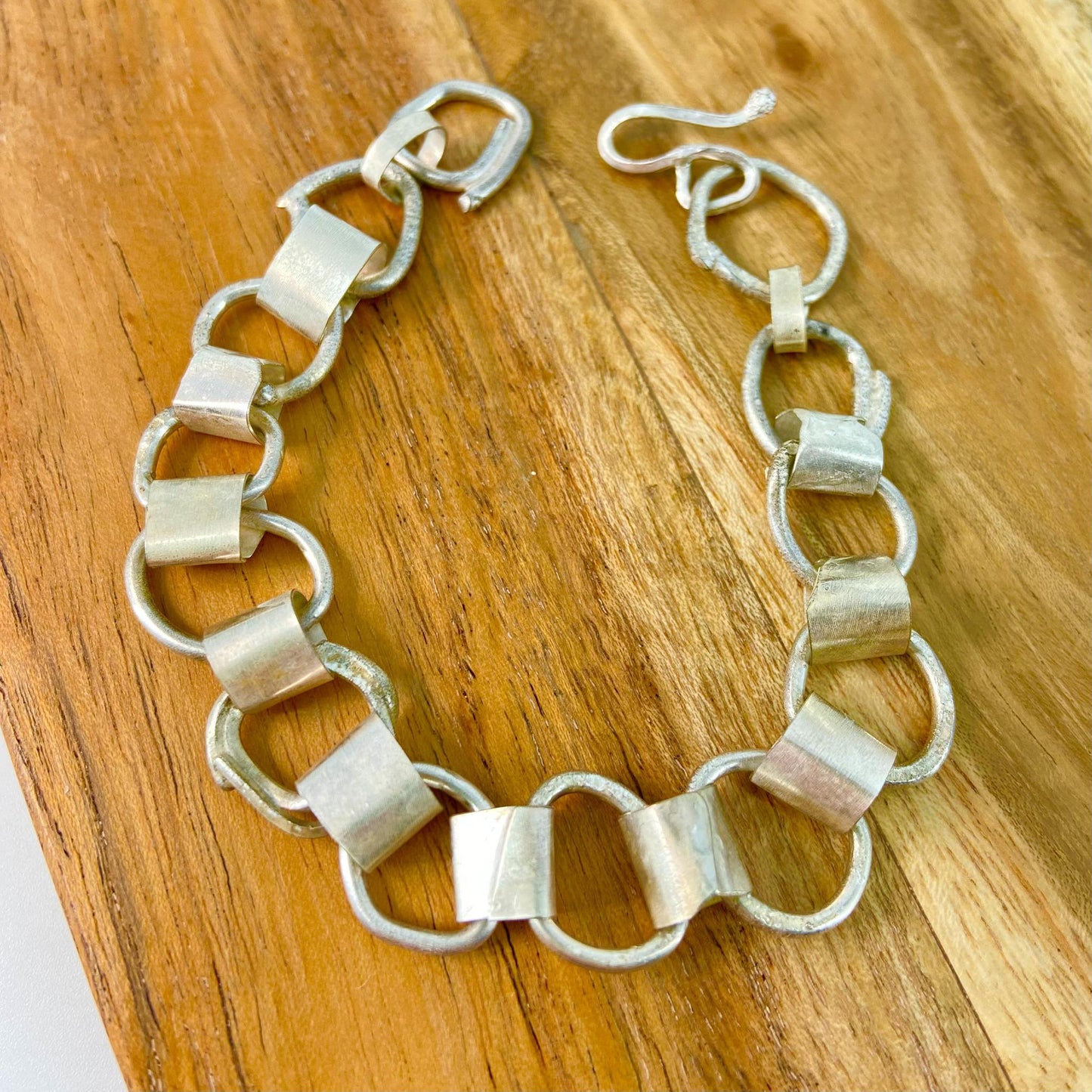 Bracelet - Sterling "Folded" Chain Original