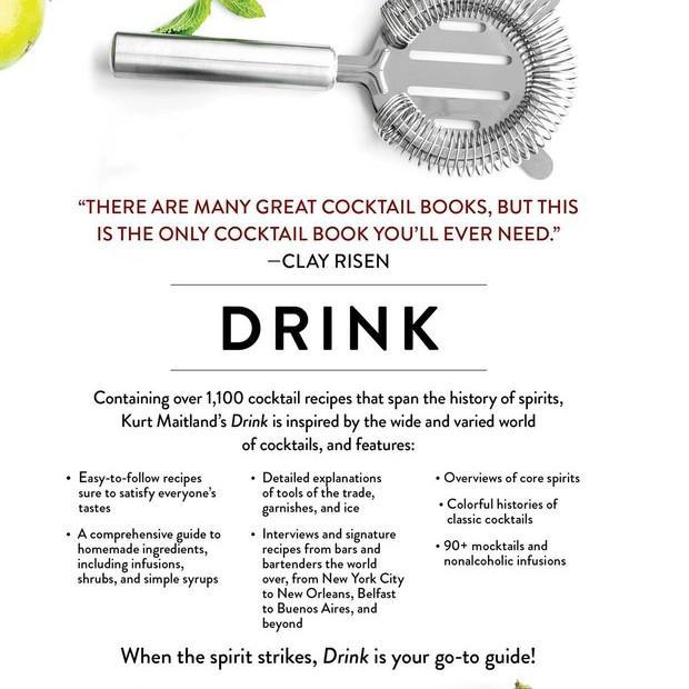 Book - Drink: The Ultimate Cocktail Book