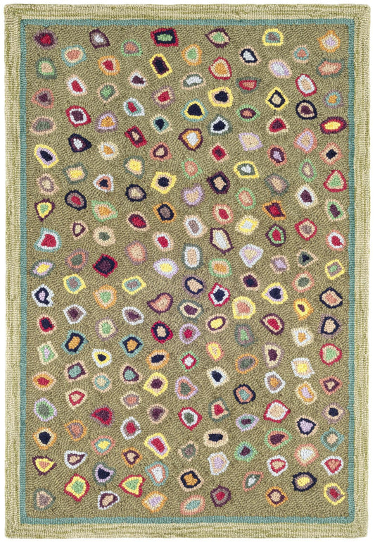 Rug - Micro Hooked Wool - Cat's Paw Sage