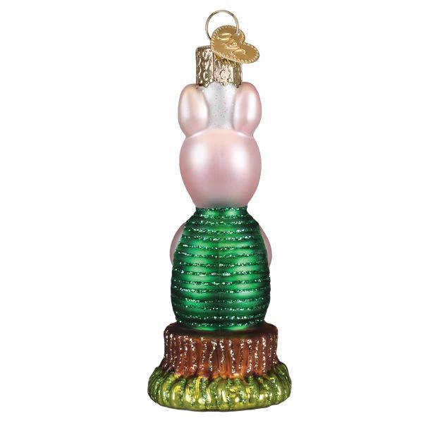 Ornament - Blown Glass - Piglet