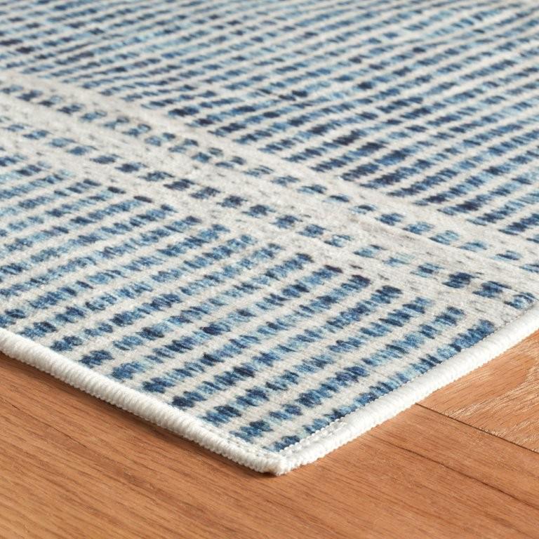 Rug - Machine-Washable - Malta Blue