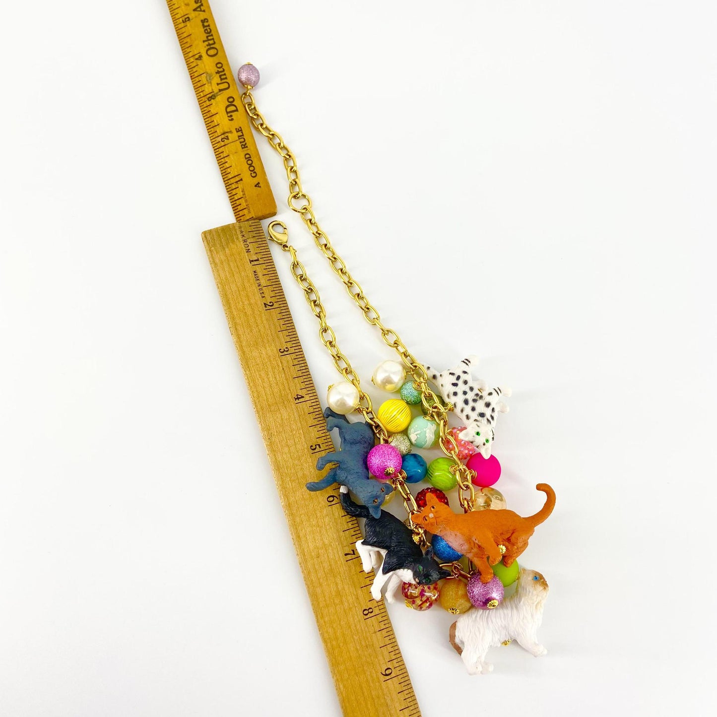 Necklace - Purr-fectly Playful! - Vintage Inspired Charm Necklace - Limited Edition