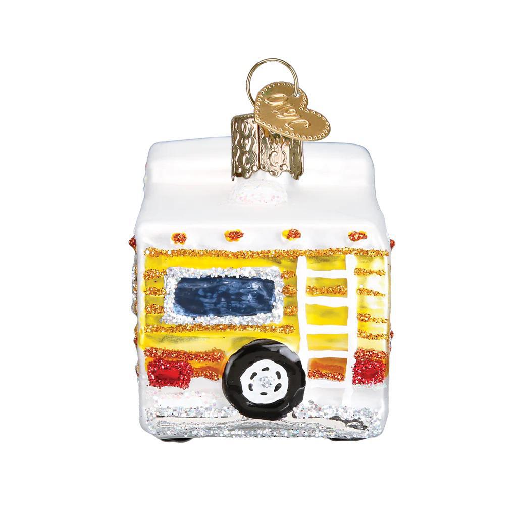 Ornament - Blown Glass - Classic Motorhome