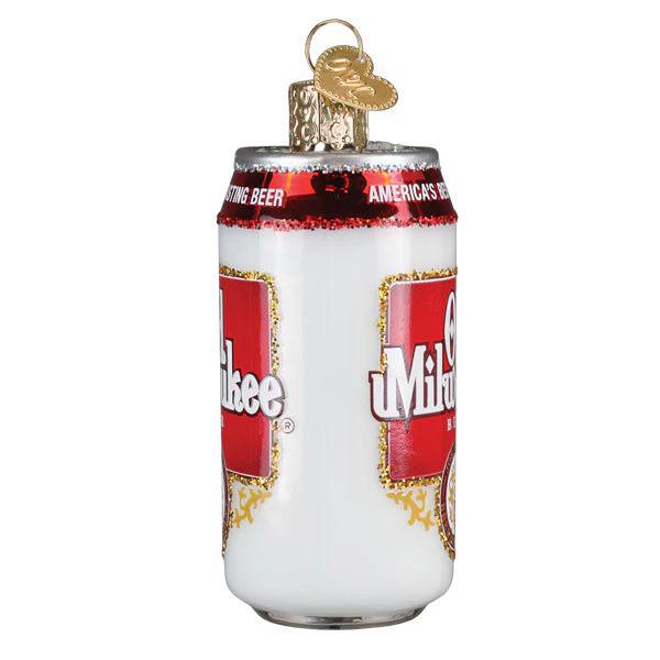 Ornament - Blown Glass - Old Milwaukee Beer Can
