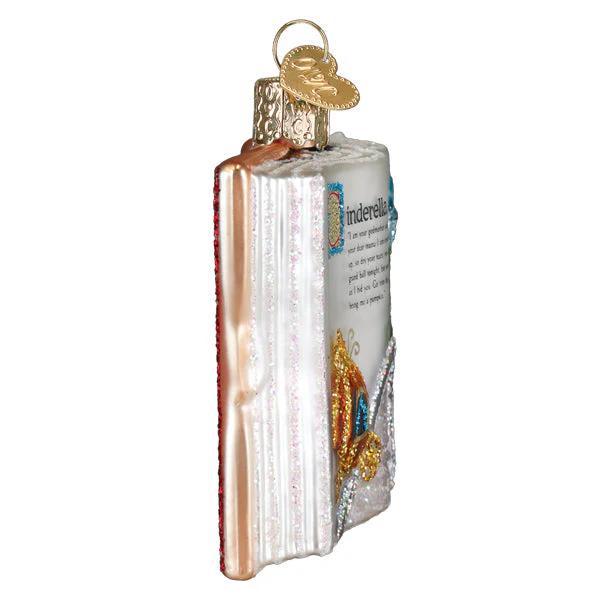 Ornament - Blown Glass - Cinderella Book