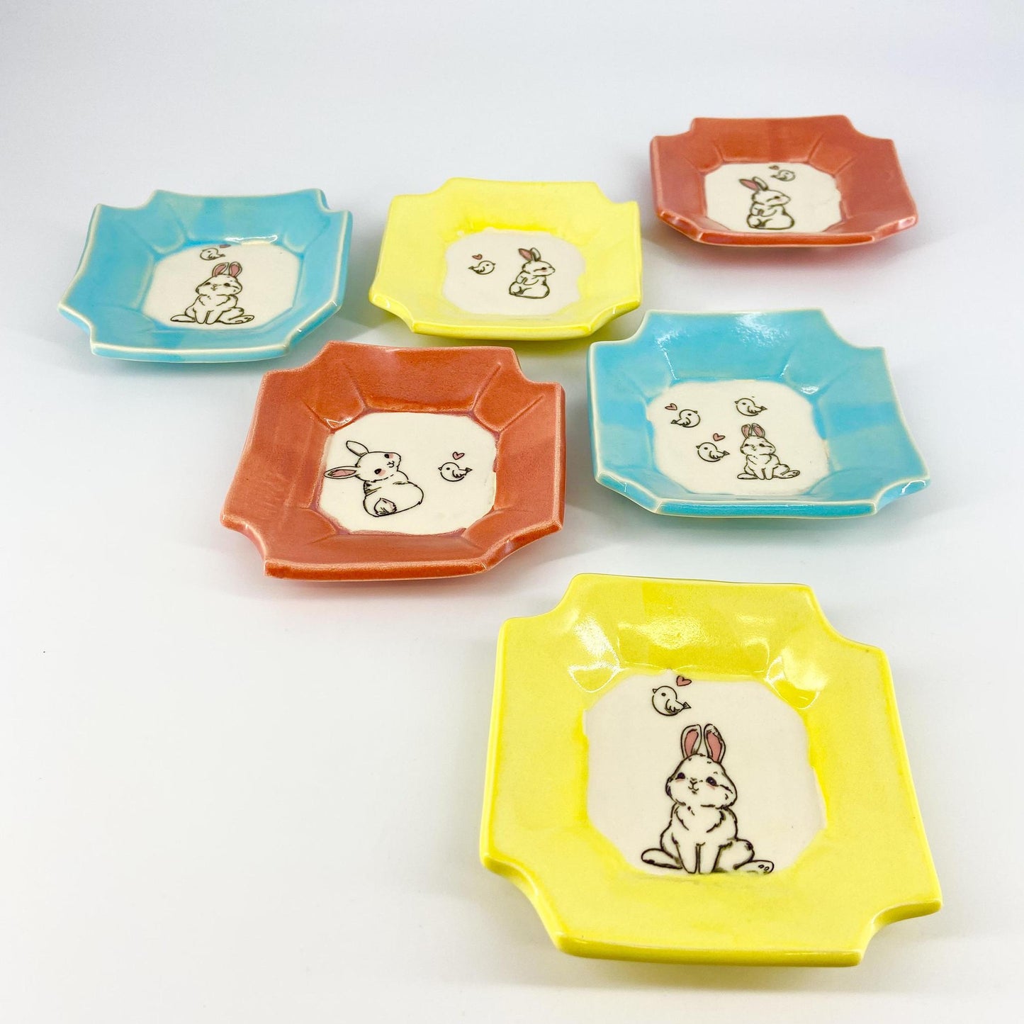 Tray - Bunny - Glazed Ceramic