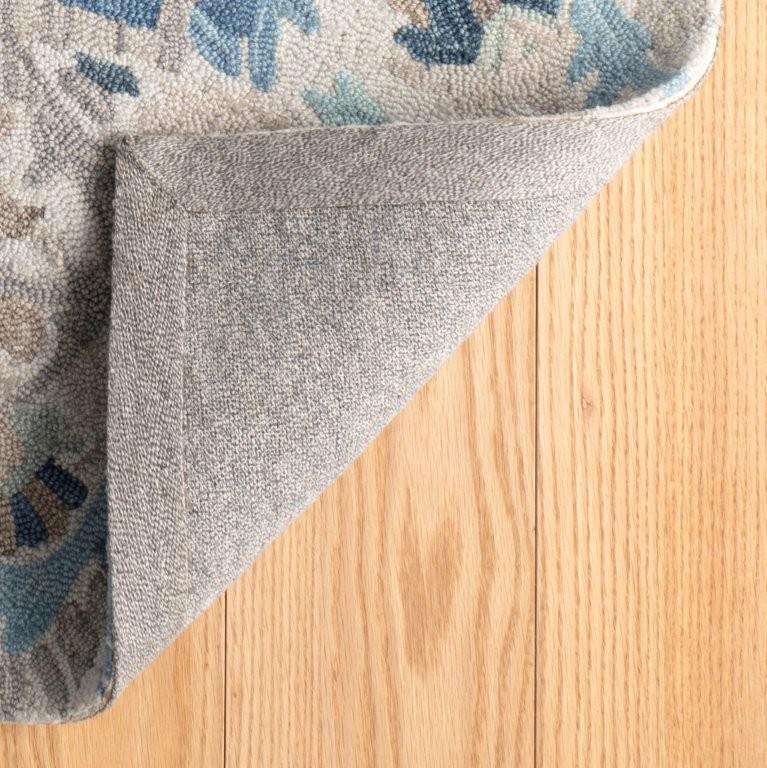 Rug - Micro Hooked Wool - Ines Blue