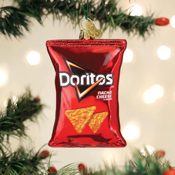 Ornament - Blown Glass - Doritos Nacho Cheese Chips
