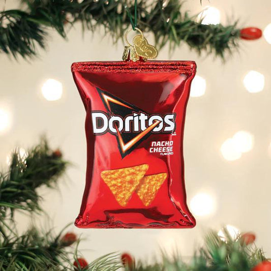 Ornament - Blown Glass - Doritos Nacho Cheese Chips