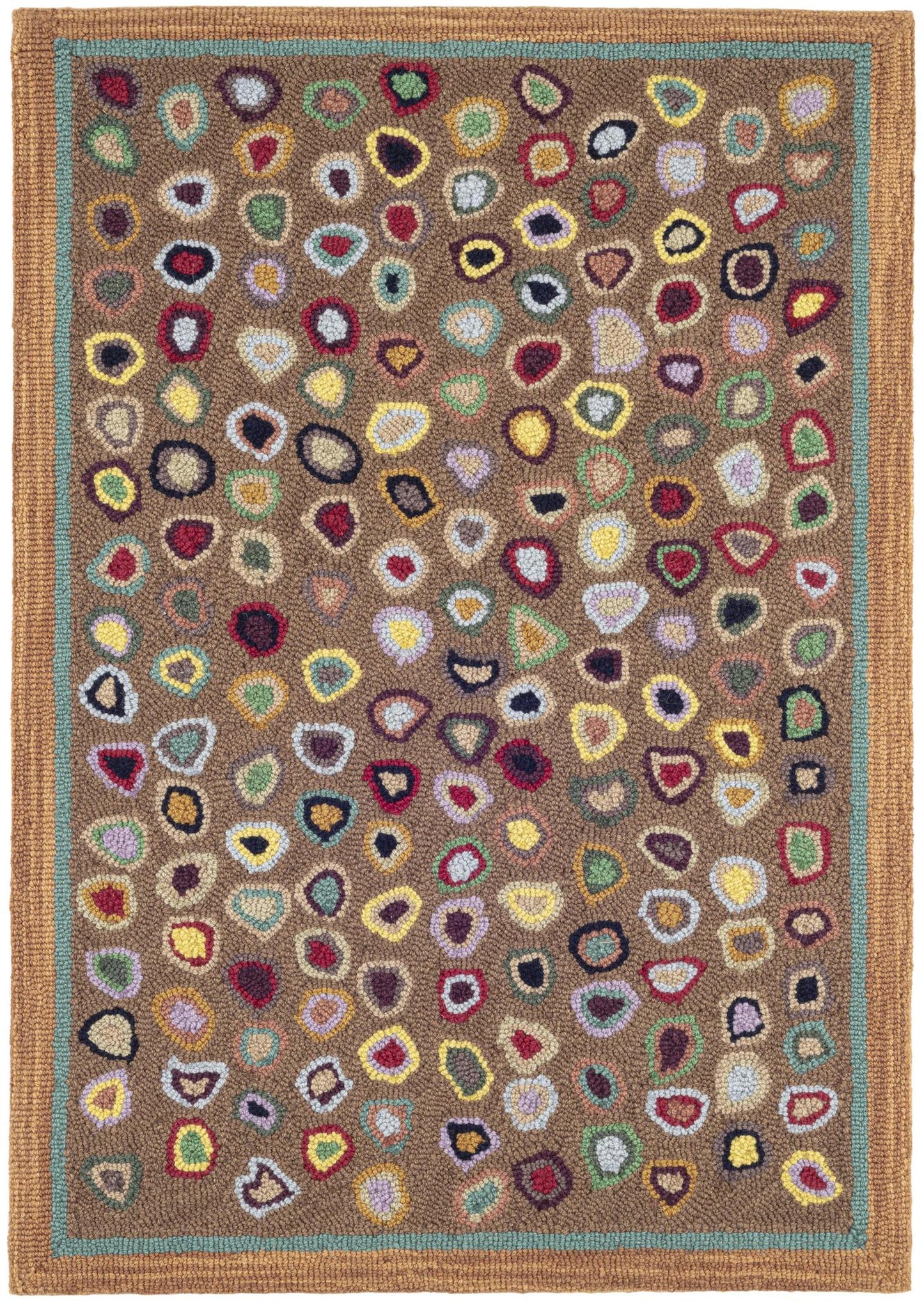 Rug - Micro Hooked Wool - Cat's Paw Brown
