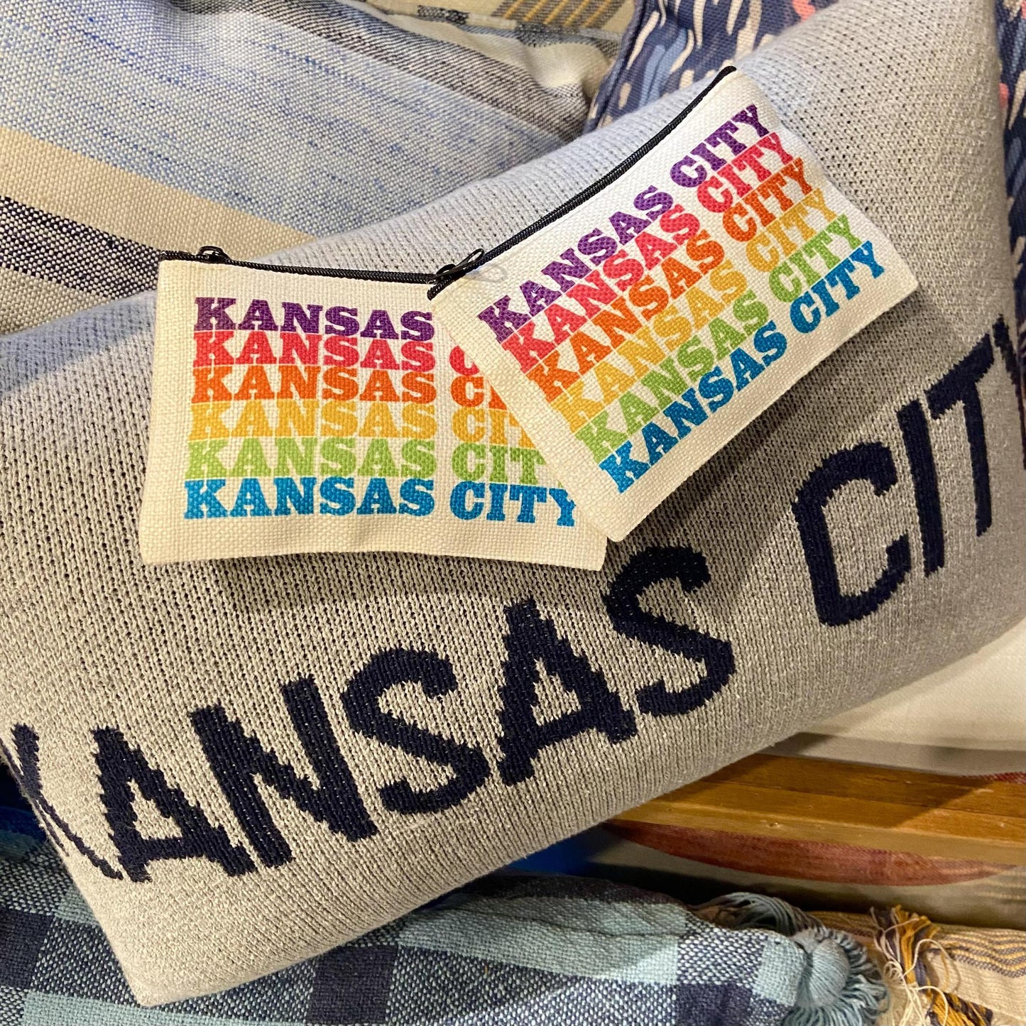 Zippered Bag - KANSAS CITY - Bright Colors