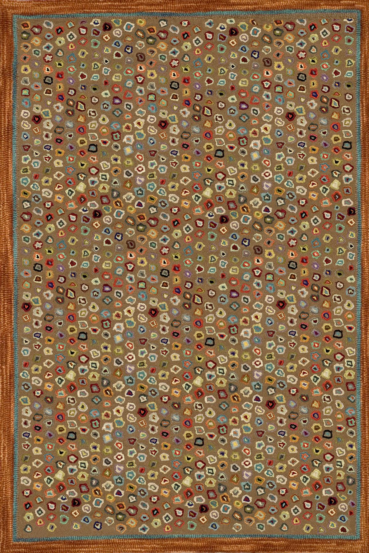 Rug - Micro Hooked Wool - Cat's Paw Brown