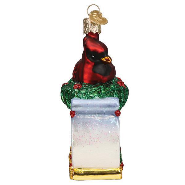 Ornament - Blown Glass - Memorial Cardinal