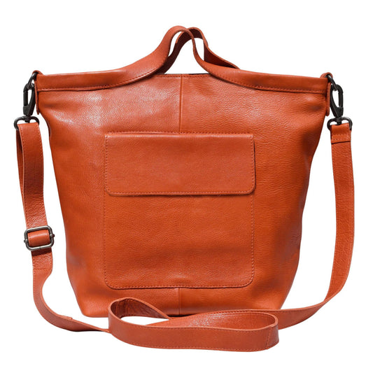 Handbag - Crossbody/Shoulder/Handled - Burnt Orange
