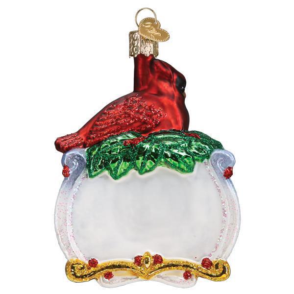 Ornament - Blown Glass - Memorial Cardinal