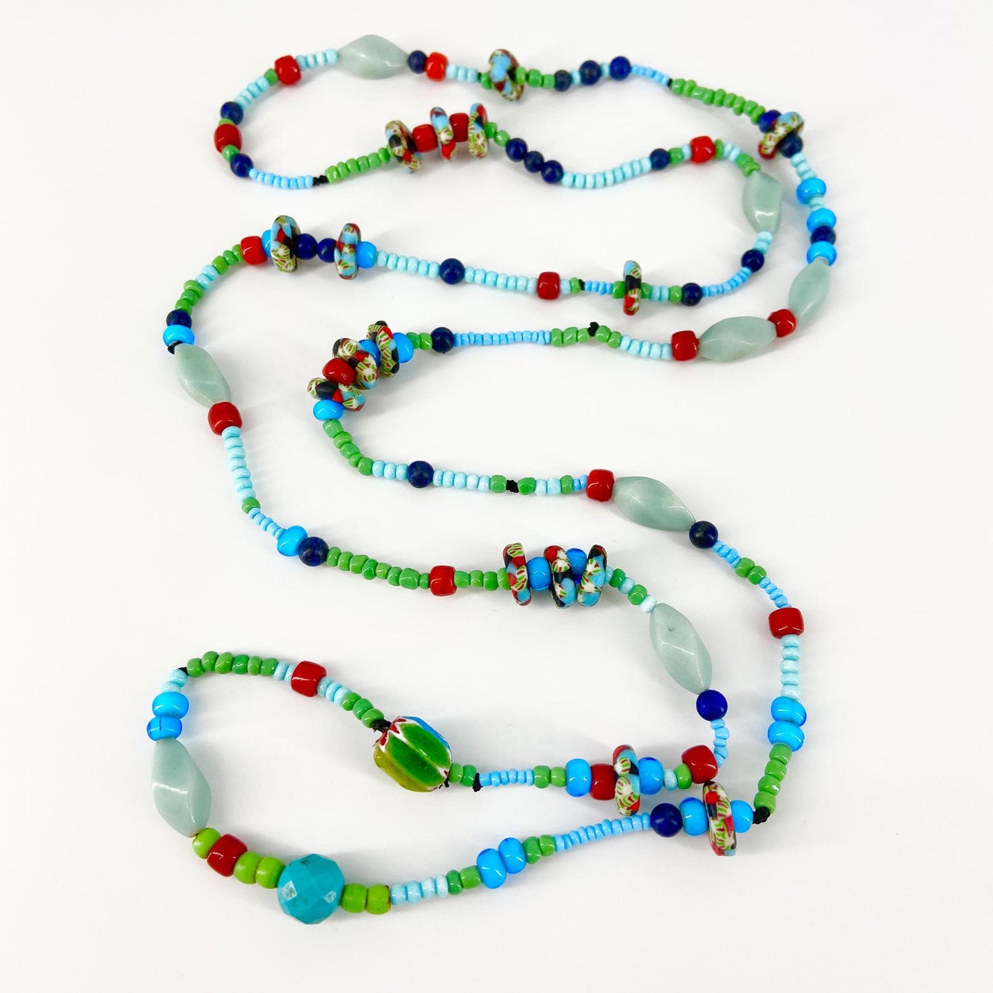 Necklace - Pops Of Red