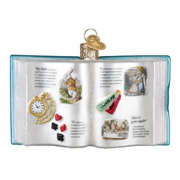 Ornament - Blown Glass - Alice's Adventures in Wonderland