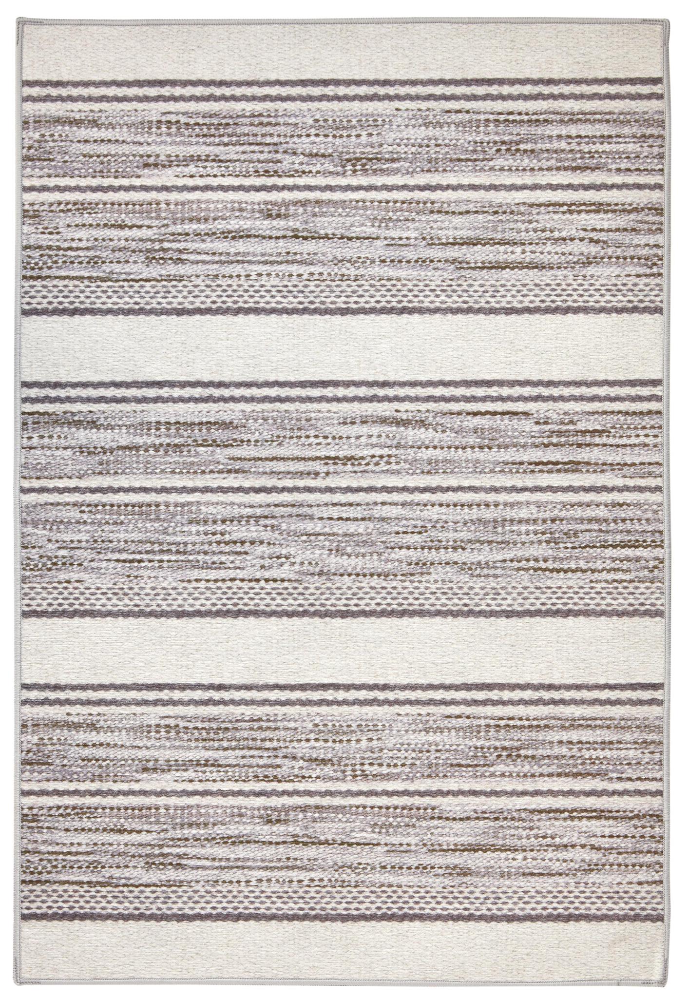 Rug - Machine-Washable - Ellington Stripe Grey