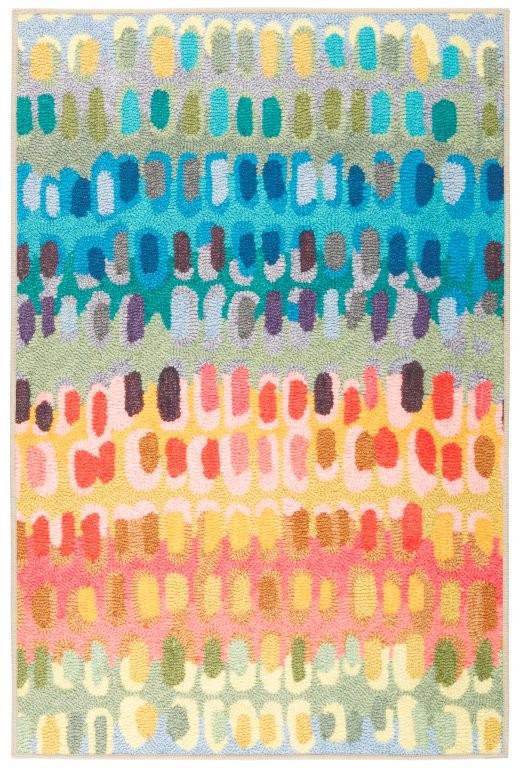 Rug - Machine-Washable - Paint Chip Multi