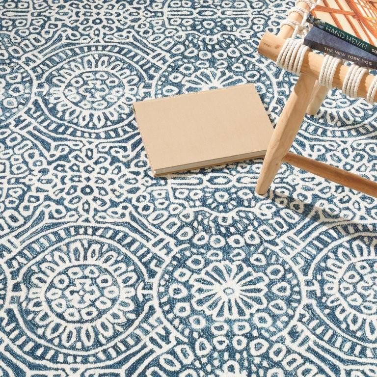 Rug - Machine Washable - Temple Ink