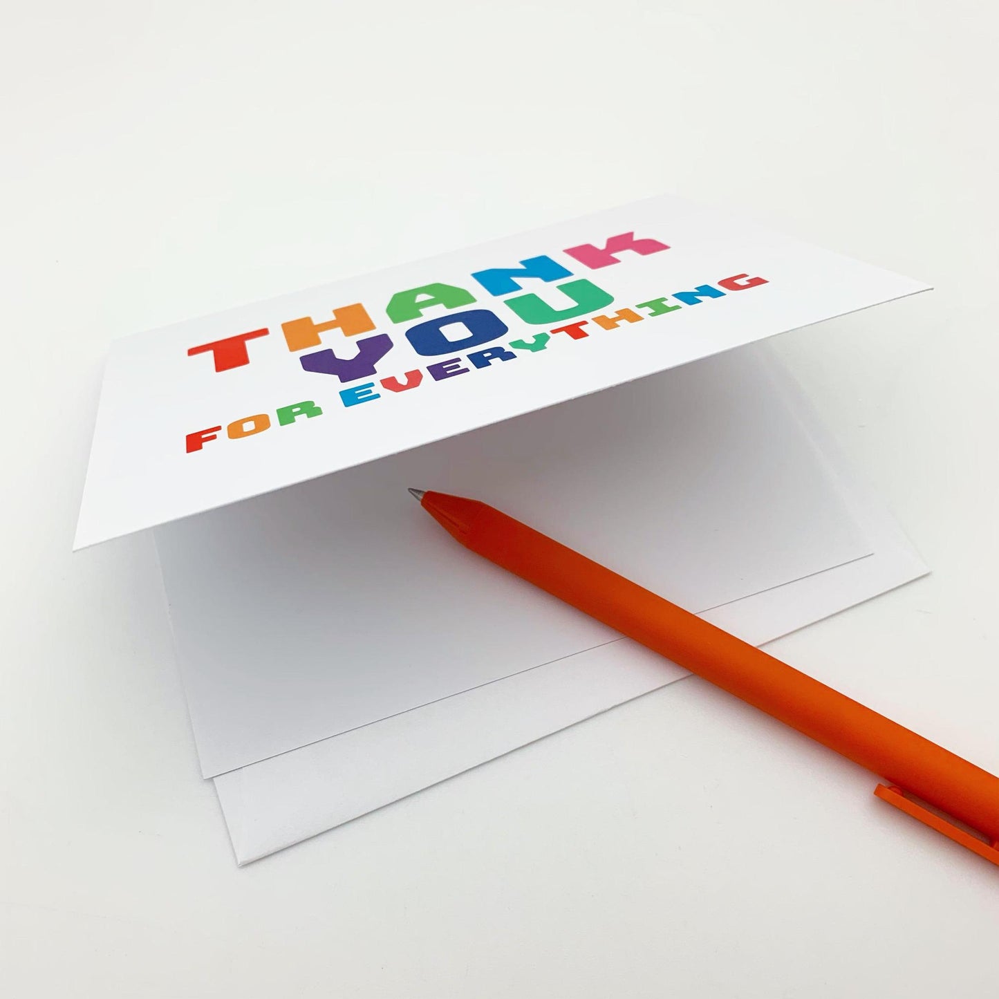 Greeting Card - "Thank You For Everything"